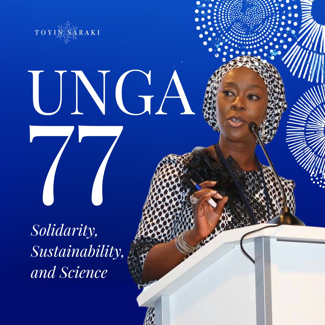 77th Session of the United Nations General Assembly - Toyin Ojora Saraki
