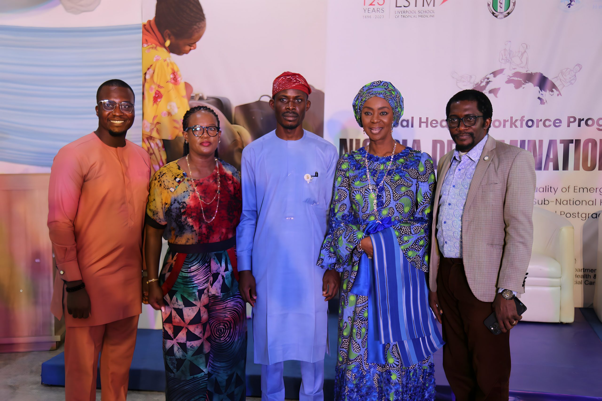 H.E. Mrs Toyin Saraki speaking at GHWP LG130 dissemination meeting